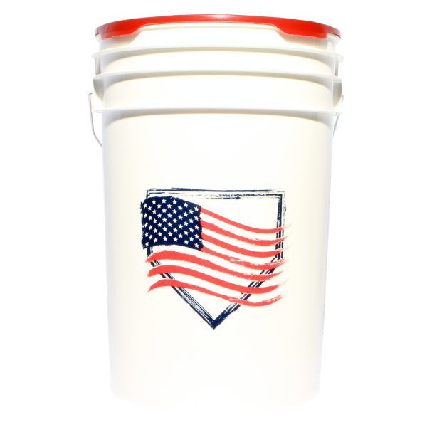 USA Flag 6 Gallon Bucket Fashion