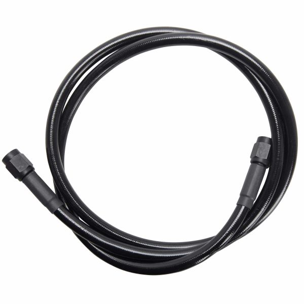 Universal Braided Stainless Brake Line - 47  - Ebony For Sale