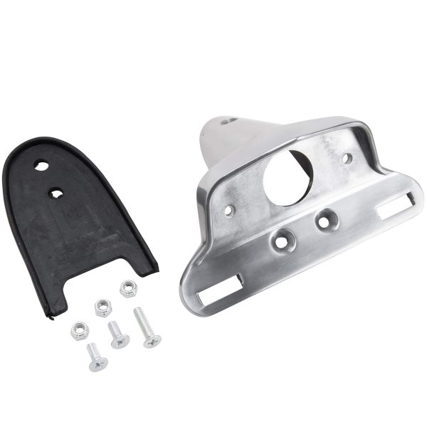 Polished Cast Tail Light Bracket for Lucas Style Tail Light For Sale